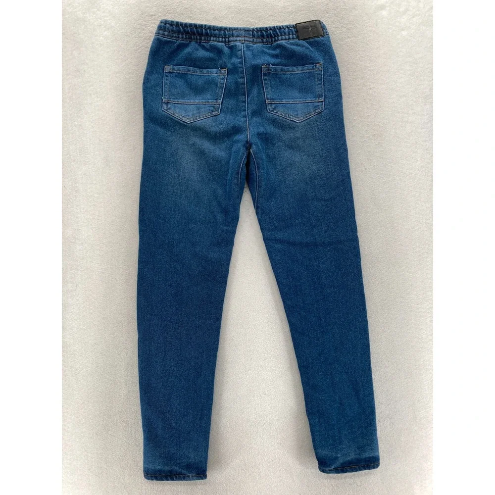 Silver Jeans Nathan Flannel Lined Blanket Lined‎ Boys 16 Skinny Fit Drawstring
